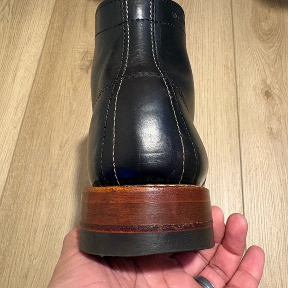 Wolverine 1000 Mile Men's Black Leather Boots size 9 - Picture 3 of 11